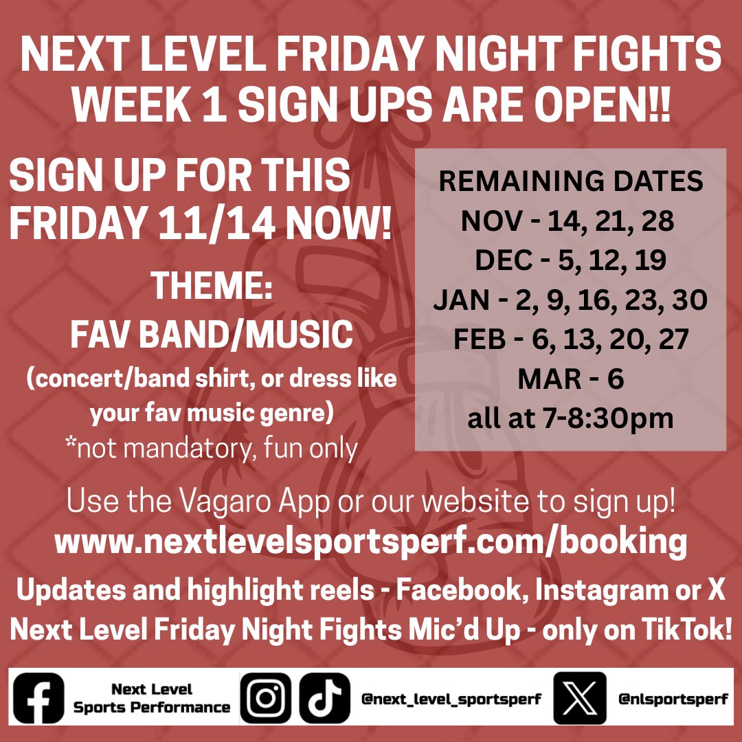 Let’s go!!🥎🙌🏼 
Sign Up -&gt; nextlevelsportsperf.com
