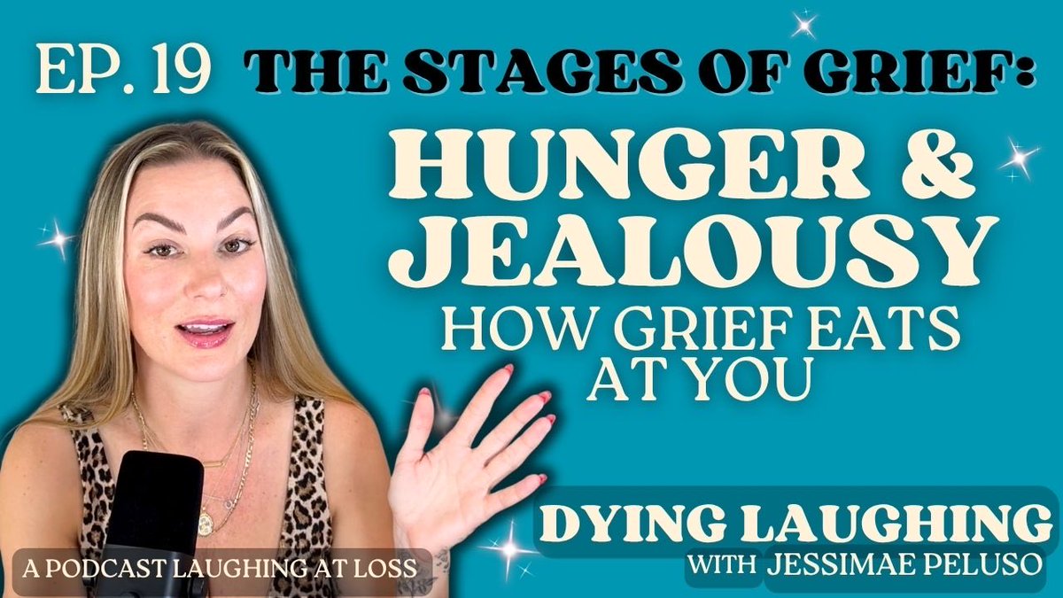 EPISODE 19: Hunger &amp; Jealousy How Grief Eats at You 💔
Jessimae explores the emotional appetite of loss — that weird, hollow mix of sadness and starvation.
🎧 Listen here: podcasts.apple.com/us/podcast/dyi…