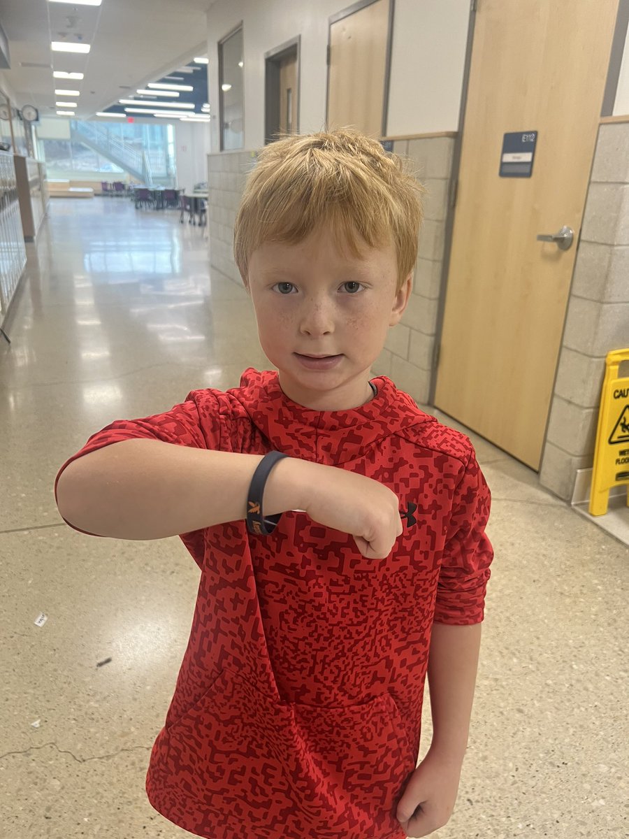 Koah was nominated for a #goodnewscalloftheday.  His teacher shared: 
On top of him working really hard in class I also saw him holding the front door open for all the kids coming in at the bell. What a responsible and kind kid!
#overlandrps