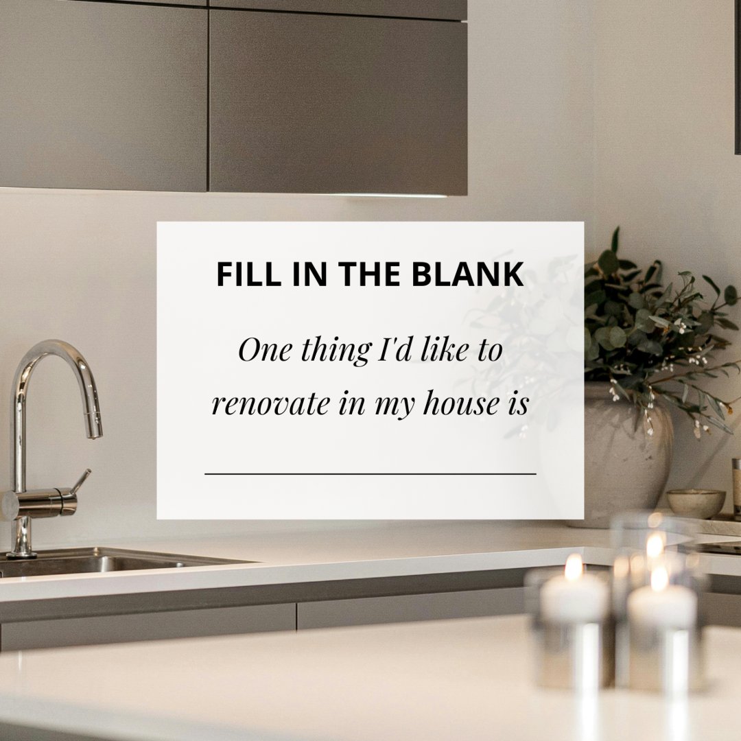 DoriRealtor's tweet photo. Whether it’s a dream kitchen, a spa-inspired bathroom, or a spectacular outdoor space, there’s always that one project we can’t stop thinking about!

If you could tackle any renovation right now, what would it be? Let’s hear your home improvement dreams! ✨

#renovation https://t.co/Wn7Rcxed3E
