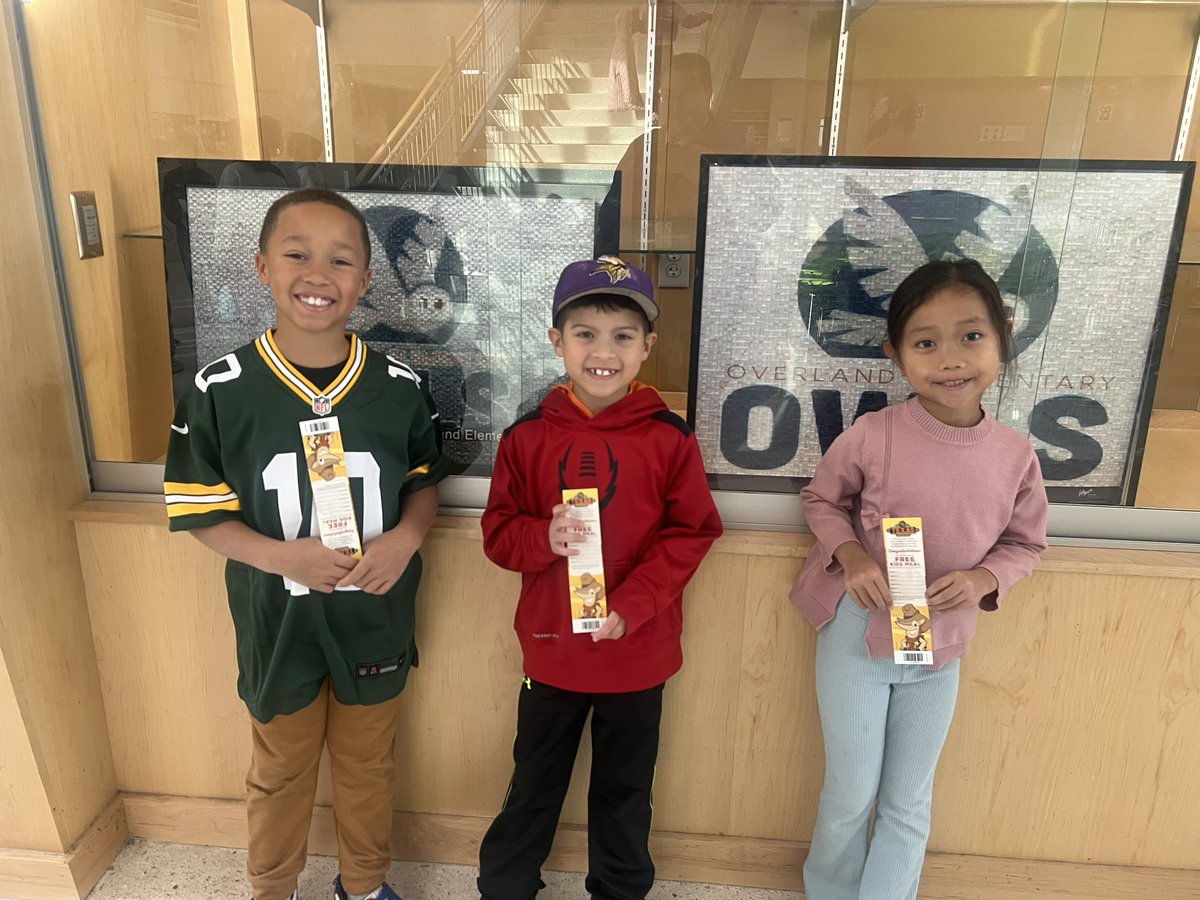 Thanks to Texas Roadhouse for the free kids’ meals for our K-2 Oakley weekly winners #overlandrps
