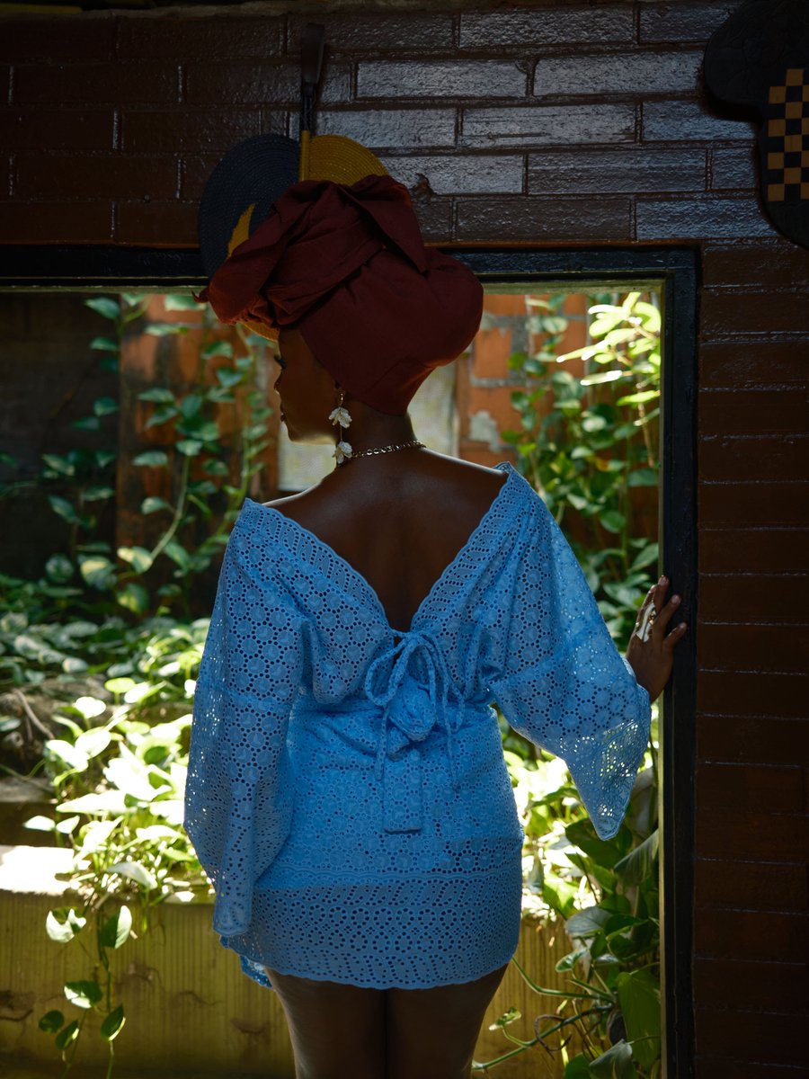 ASA- our take on the classic Oleku silhouette.
Our modern take now features 
- a V-shaped neckline
- a tie back detail for  more styling options 
- the wrapper is designed to mimic a mini skirt with a pre draped detail 

Now available in a range of colours via the link in bio