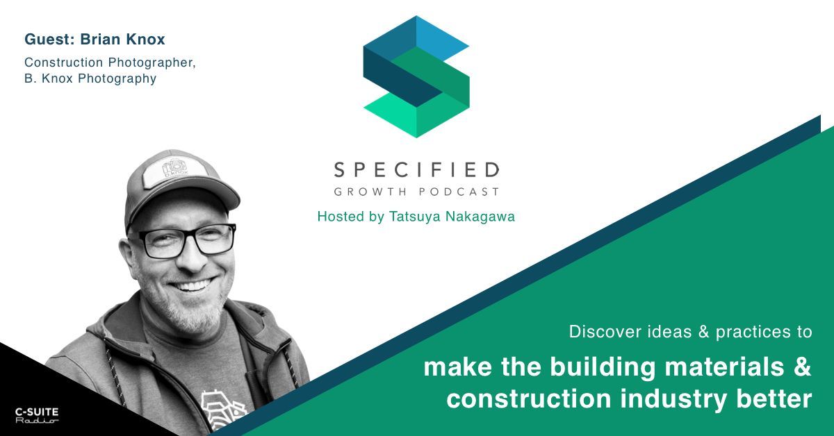 S2. Ep. 196 – Photographing The Construction Industry (With Brian Knox)

WATCH THE VIDEO: youtu.be/-7wKe5YdpdY 
LISTEN TO THE AUDIO: megaphone.link/CSN3809411449

Brian Knox is a Construction Photographer at B. Knox Photography.

Don’t miss this episode of Specified Growth Podcast!