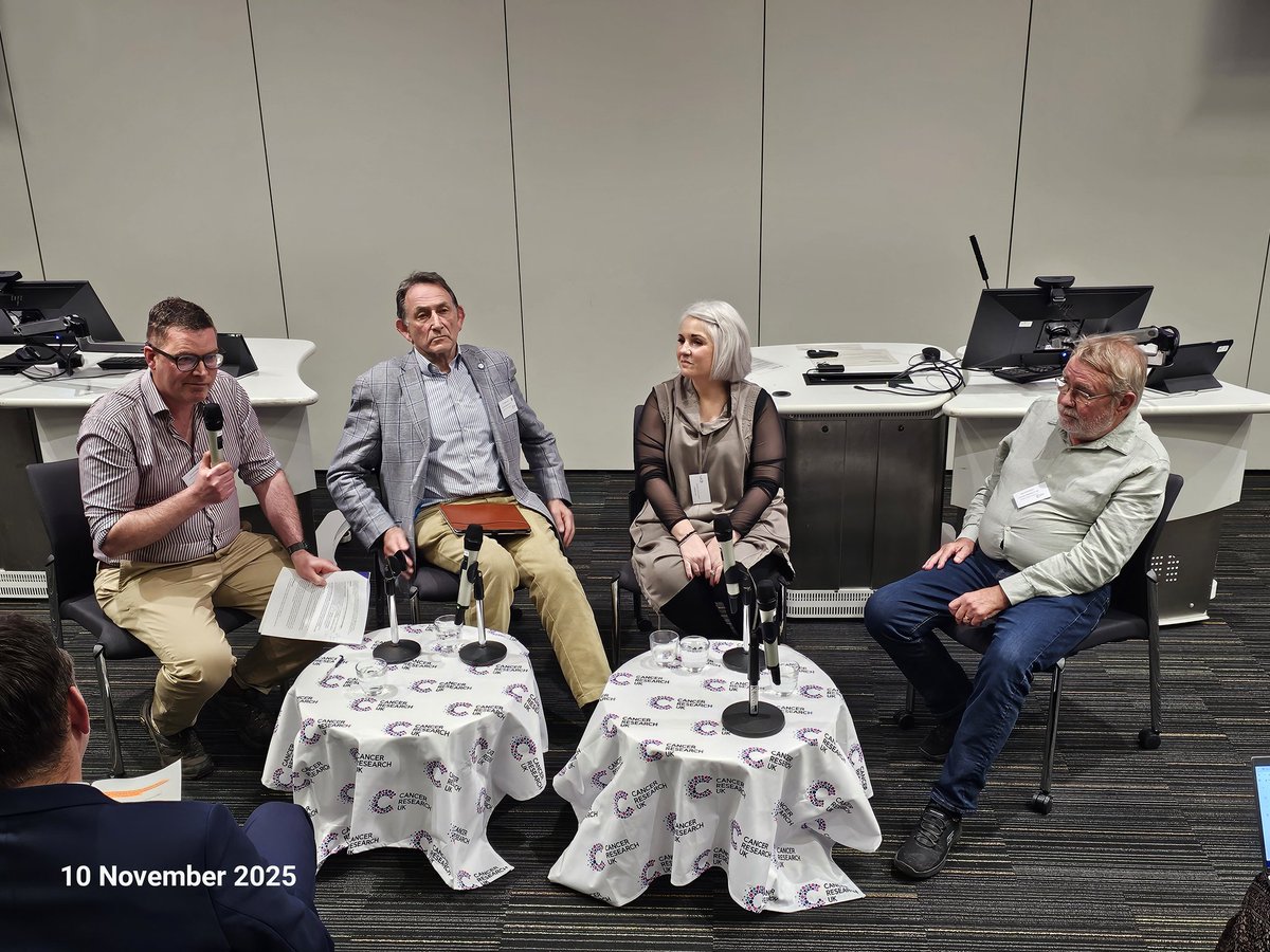 Great to see cancer lived experience panel taking front stage @ScotCanConf