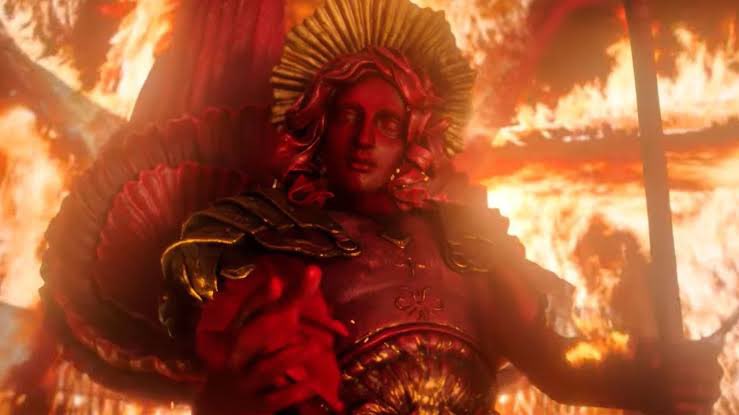 toreap's tweet image. I loved all the diagetic halos found on most characters, from the bonnets, hoods, or literal halos