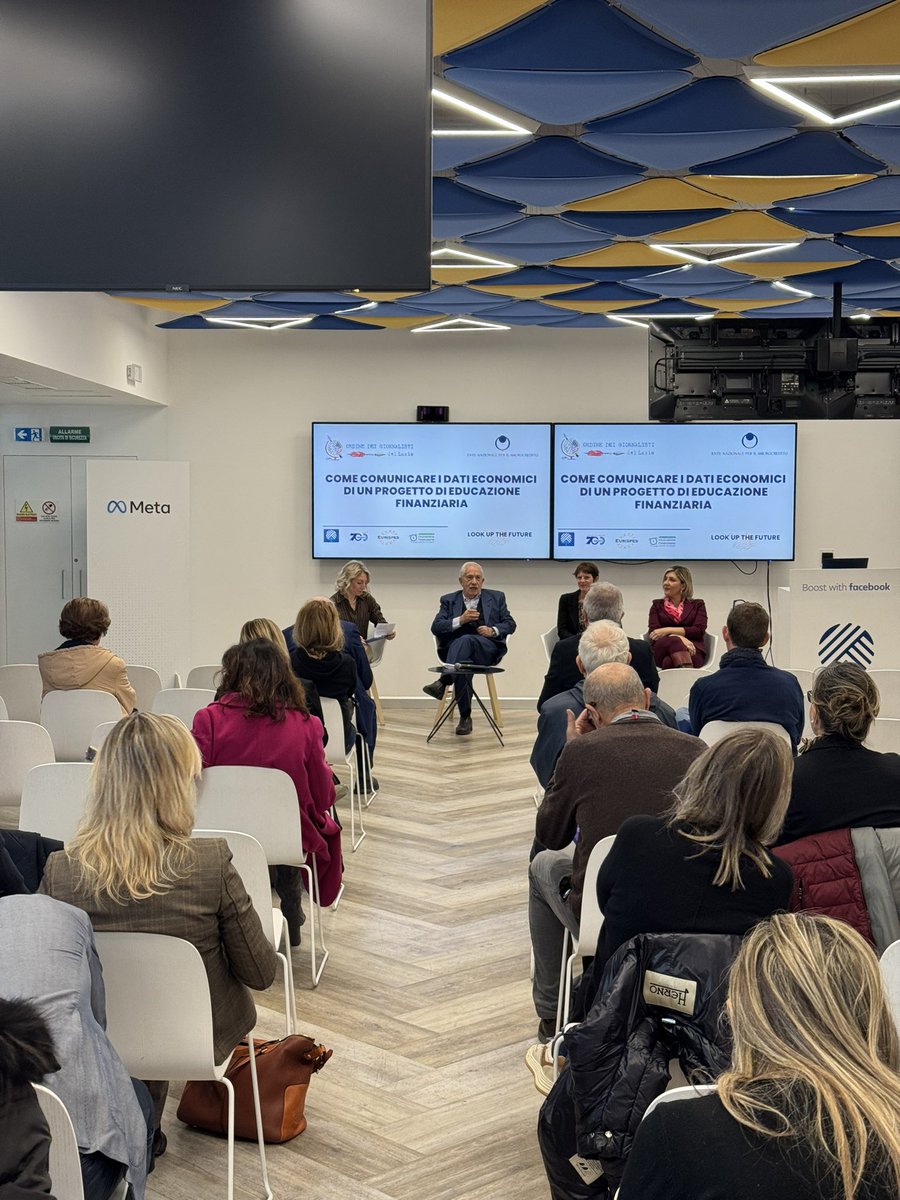 📸 È appena terminato l’evento “Come comunicare i dati economici di un progetto di educazione finanziaria”: un'occasione per fare informazione, divulgare dati sull'educazione finanziaria in Italia e raccontare progetti importanti, come Look Up the Future

Le immagini ⤵️⤵️