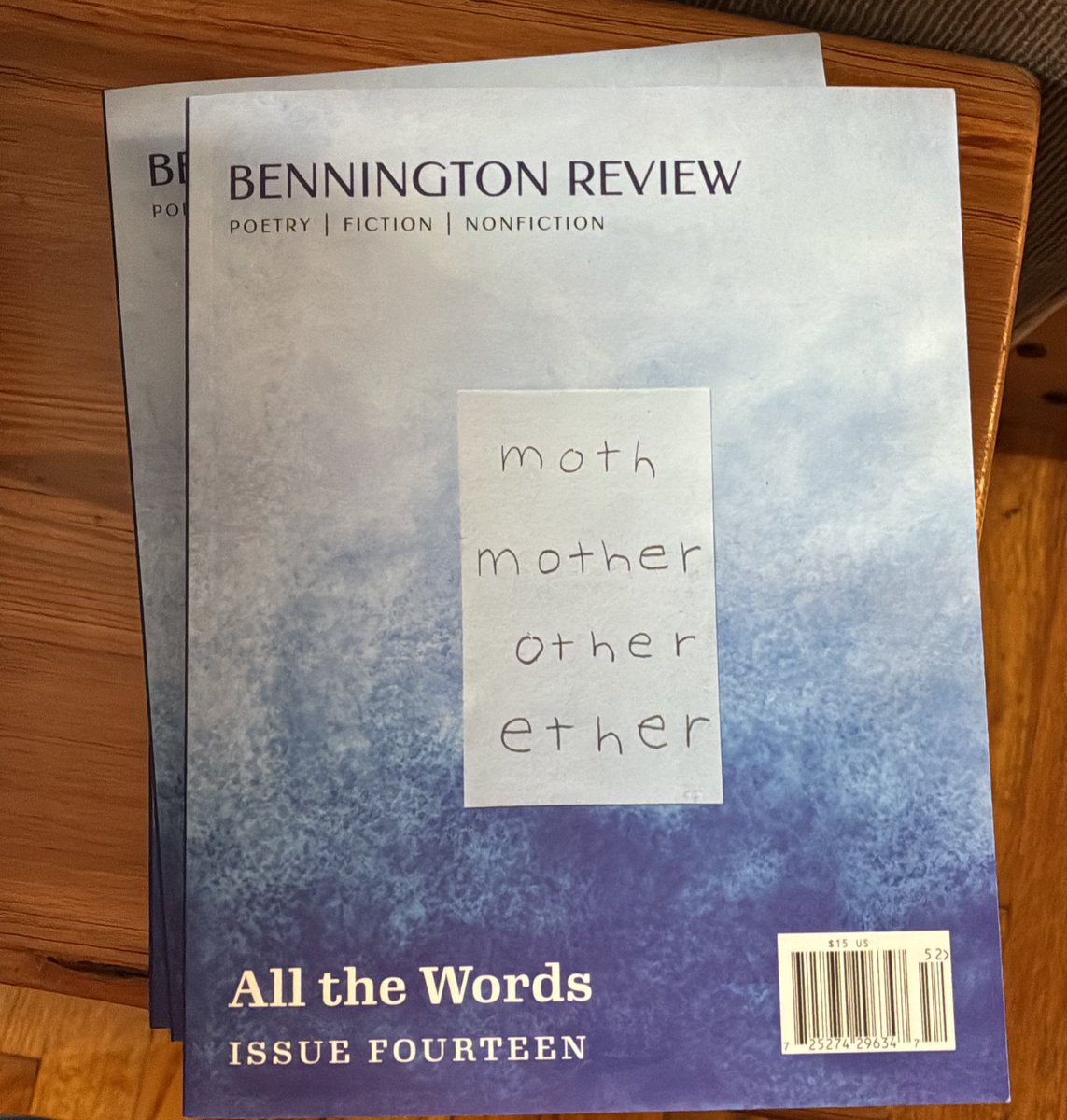 Bennington Review tweet media