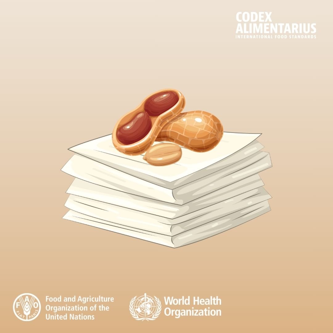 FAOWHOCodex's tweet photo. @UN @FAO @WHO @Roma ✅ ADOPTED
📙 Revision of the Code of practice for the prevention and reduction of aflatoxin contamination in
peanuts (CXC 55-2004)
👉 Aflatoxins are the most potent liver carcinogens known; additionally have acute, chronic, genotoxic, immunosuppressive properties.
#CodexCAC48 https://t.co/xTAd3H6Mxf