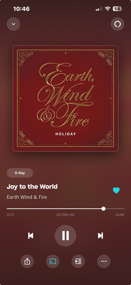 Stop what you’re doing and add this to your Christmas playlist (for when you’re ready… 😉)!

Incredible‼️🙌🏼🎄🕺🏻💃 

🌍 💨 🔥