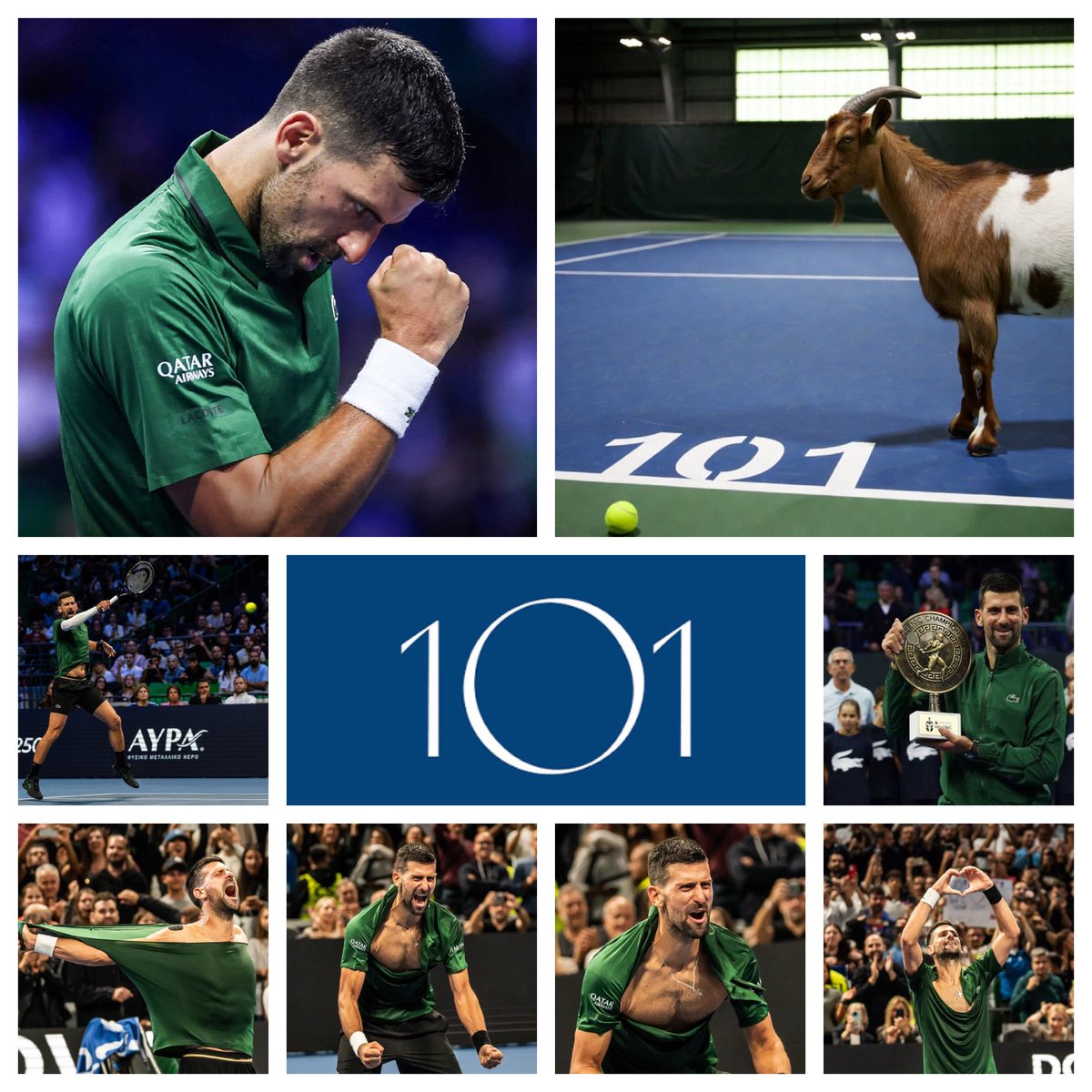 KRIZDIM24's tweet photo. Still celebrating your win @DjokerNole! Here’s to 1️⃣0️⃣2️⃣ and beyond! IDEMO!!! 🇷🇸 https://t.co/2Doimrfxb7