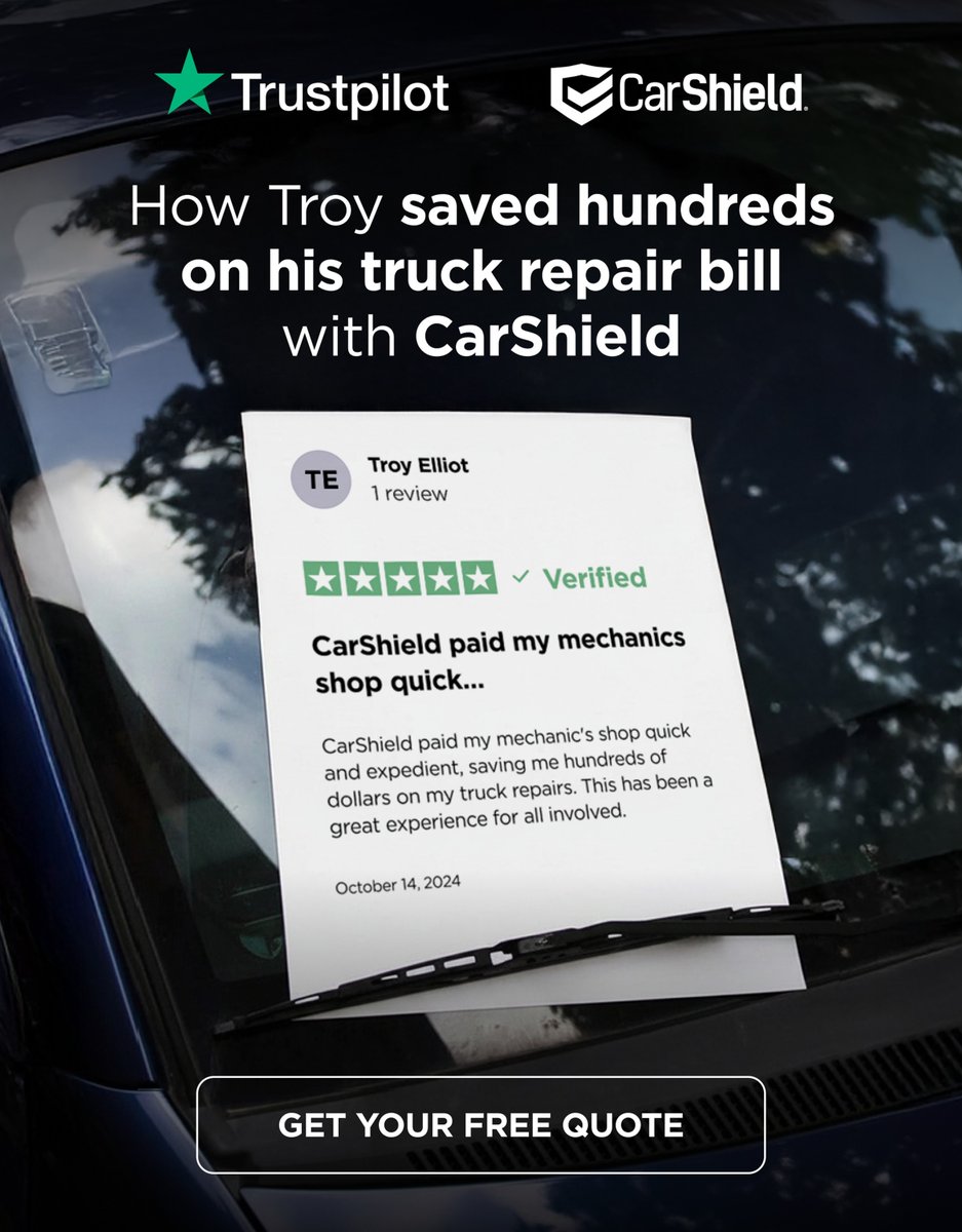 Real drivers. Real savings. Thousands back in their pocket thanks to CarShield. 

Protect your vehicle. Get your free quote today! ow.ly/VVqS50XprTw