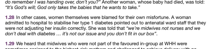 <a href="/ShaunLintern/">Shaun Lintern</a> This debate always reminds me of this quote from the EK maternity investigation report - it's a real example of what happens when you put a whole person, with all her health issues, in the hands of clinicians only interested in uteruses.