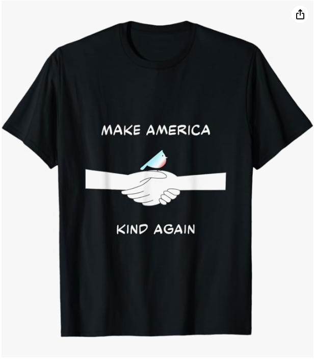 DemocratAmelia's tweet photo. Make America Kind Again Shirts Available!
V-Neck Link: https://t.co/50s2XT7qTg 
T-shirt Link:  https://t.co/78NqXzE1P2
Support the Democratic Party by buying one of these tees, royalties are directly donated to the blue wave's campaign! Vote Blue!
#democraticparty #VoteBlue https://t.co/23Wq2pzejK
