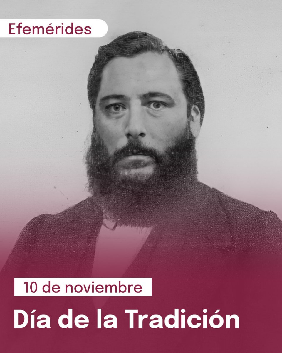 🇦🇷 DÍA DE LA TRADICIÓN 🫱🏻‍🫲🏼

🧐 Se conmemora en honor al nacimiento de José Hernández, quien hace una fuerte crítica al centralismo de Buenos Aires y defiende los derechos de las provincias.

#JoséHernandez #MartínFierro #LiteraturaGauchesca #DiadelaTradición
