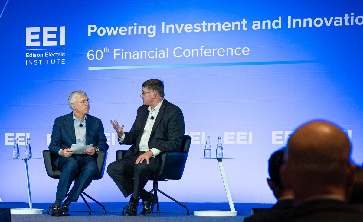 EEI President and CEO Drew Maloney and <a href="/WECEnergyGroup/">WEC Energy Group</a>’s Scott Lauber took the stage this morning to discuss meeting data center demand quickly and affordably for customers.

“The key for us is working with data centers early and ensuring they pay their fair share. We’re