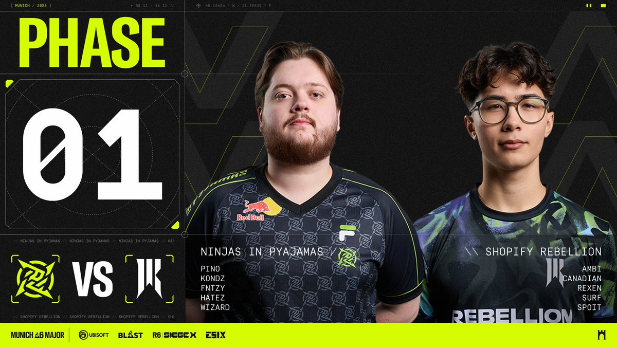 .<a href="/ShopifyRebels/">Shopify Rebellion</a> sera-t-elle la deuxième victime américaine de <a href="/NIP/">Ninjas In Pyjamas</a>❓
Réponse dès maintenant ! 🫵

🎙️ <a href="/Epsii_R6s/">Epsii</a> &amp; <a href="/Jerhal30/">Jerhal</a>
📺 twitch.tv/esix_france