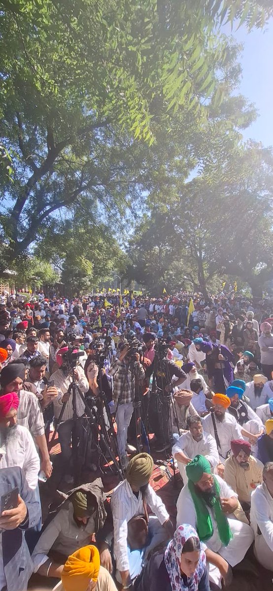 gswaraich6's tweet photo. Today’s massive turnout of people from #Punjab at the students’ protest in #PanjabUniversity  Chandigarh, reflects not only the public’s resolve to reclaim the University, but also a political assertion for Punjab's  long-pending demands since the state’s reorganisation in 1966 https://t.co/x9m9O6V5Ua