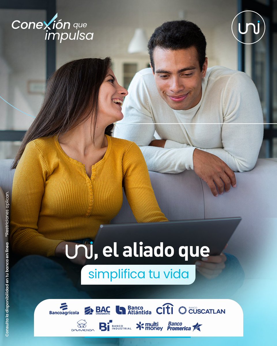 Enviar dinero o pagar tus tarjetas de crédito al instante, sin costo adicional y con total seguridad.​

Porque cuando todo es más fácil, tienes más tiempo para lo que realmente importa. 

Encuentra UNI en la banca en línea de tu institución financiera y haz tus transferencias