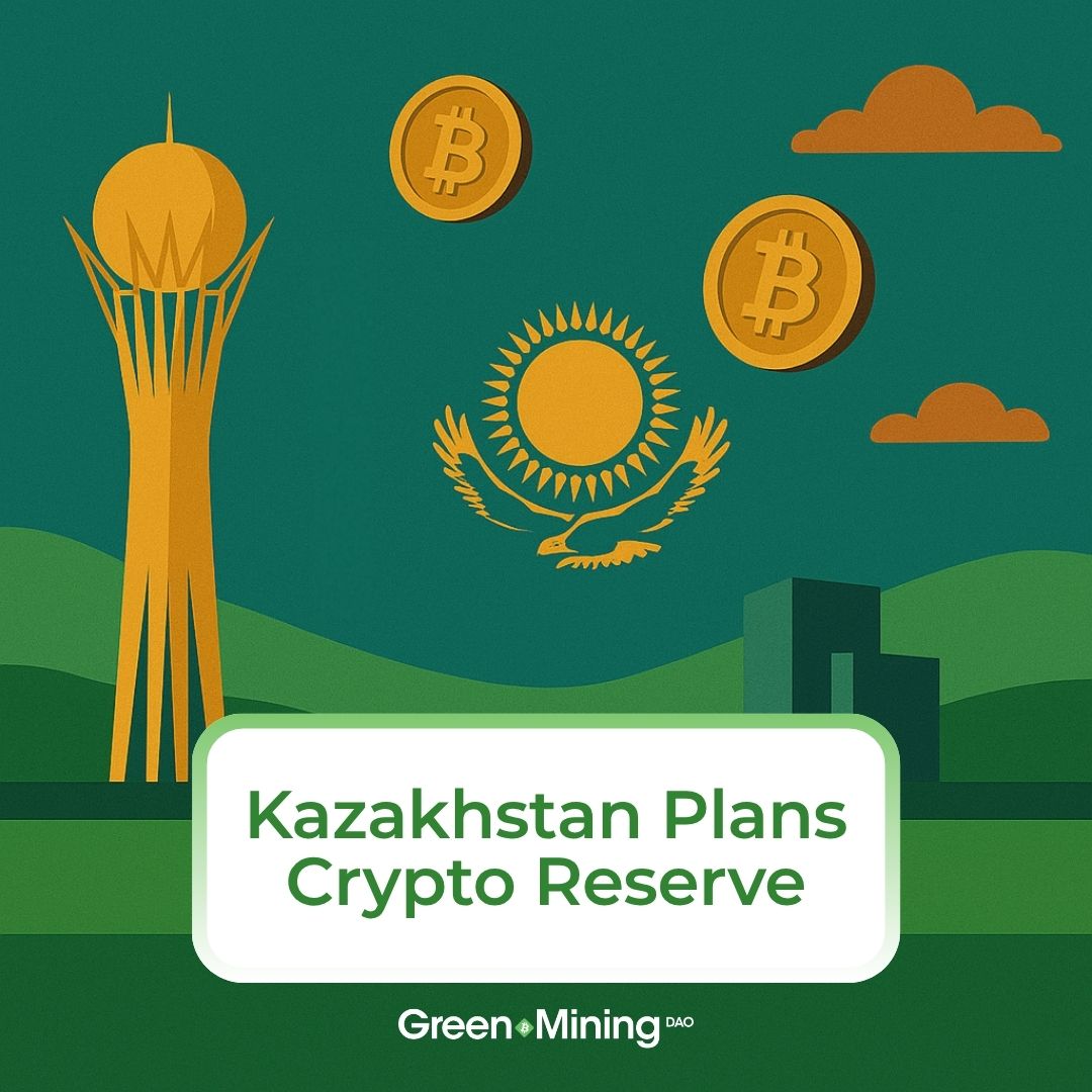 Greenminingdao's tweet image. 🇰🇿 Kazakhstan Goes Institutional on Crypto

A $1 billion national crypto reserve is taking shape in Kazakhstan, funded through state-run mining and digital asset investments. This fund will flow into ETFs and shares linked to Bitcoin and digital finance.

It’s a strategic pivot…