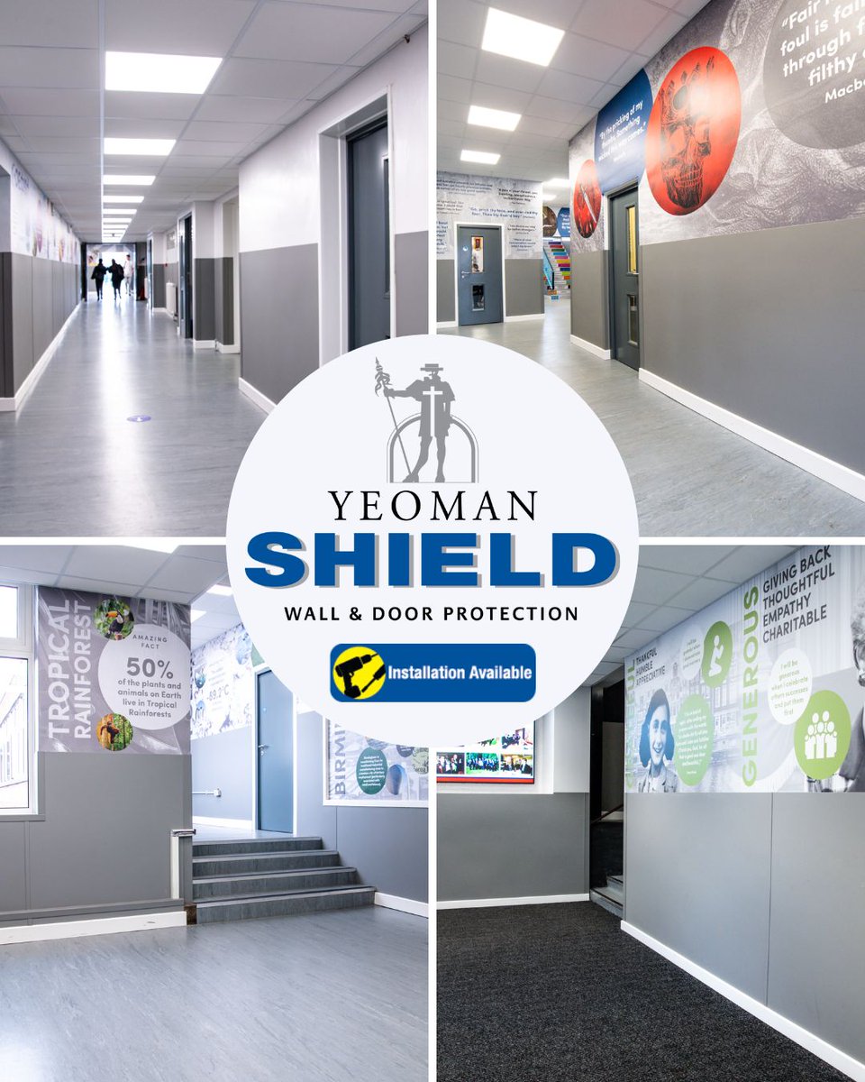 YeomanShield's tweet image. 🚪✨ Keep your corridors looking fresh and professional.

✅ Durable
✅ Easy to maintain
✅ Protects high-traffic areas

Upgrade your spaces and protect your investment today 👉zurl.co/BxQd9 

#WallProtection #BuildingMaintenance #DurableDesign #FacilityManagement
