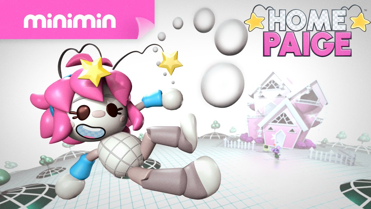 MiniminStudios's tweet image. Original restored Home Paige promotional art (1999)