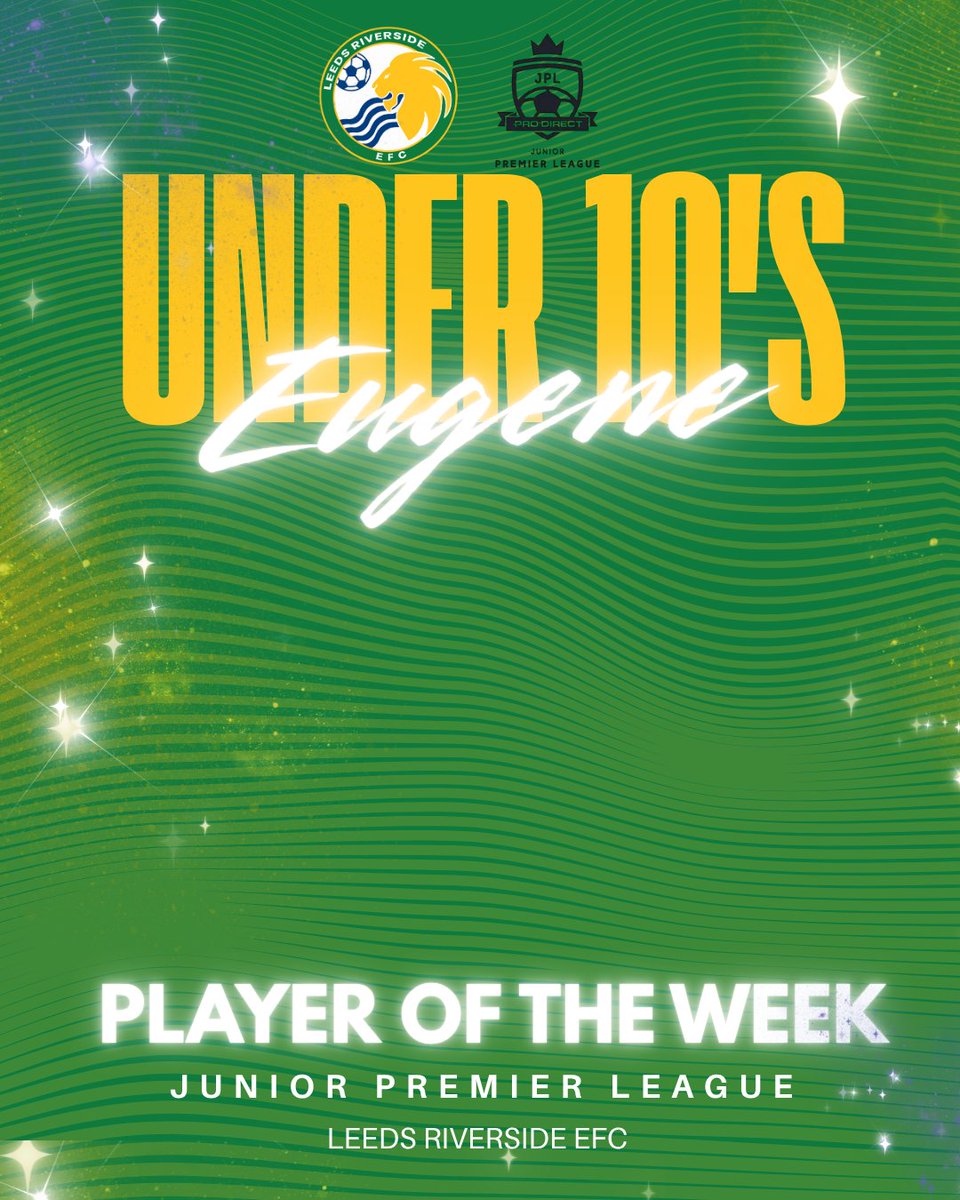 LeedsRiverside's tweet photo. 🌟Leeds Riverside EFC – Players of the Week!🌟

Massive shoutout to this week’s stars 👏💪

🔥 U7s: Charlie
🔥 U8s: Aro
🔥 U9s: Luke
🔥 U10s: Eugene

Top attitude, effort &amp; teamwork! 💥💯

#LeedsRiversideEFC #PlayersOfTheWeek #FootballFamily #Teamwork ⚽️ https://t.co/RQO8WdmZk1