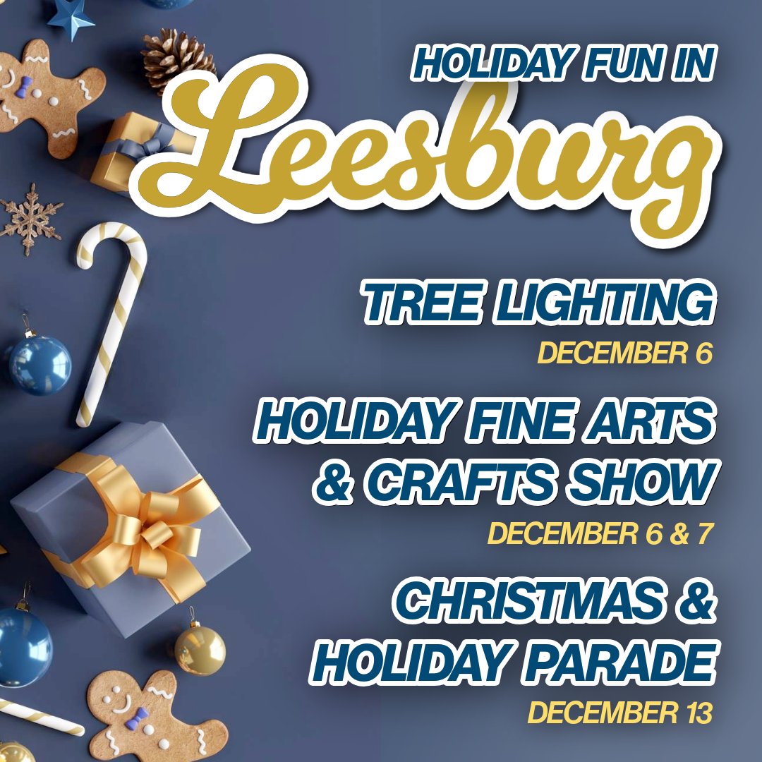 🔗 rebrand.ly/TOLHolidays
Get excited for all the holiday fun you’ll find in historic downtown Leesburg! From their Tree Lighting featuring live music and plenty of sparkle, to the Fine Arts &amp; Crafts Show (find the perfect gift for them &amp; you!) and the town's popular Christmas &amp;