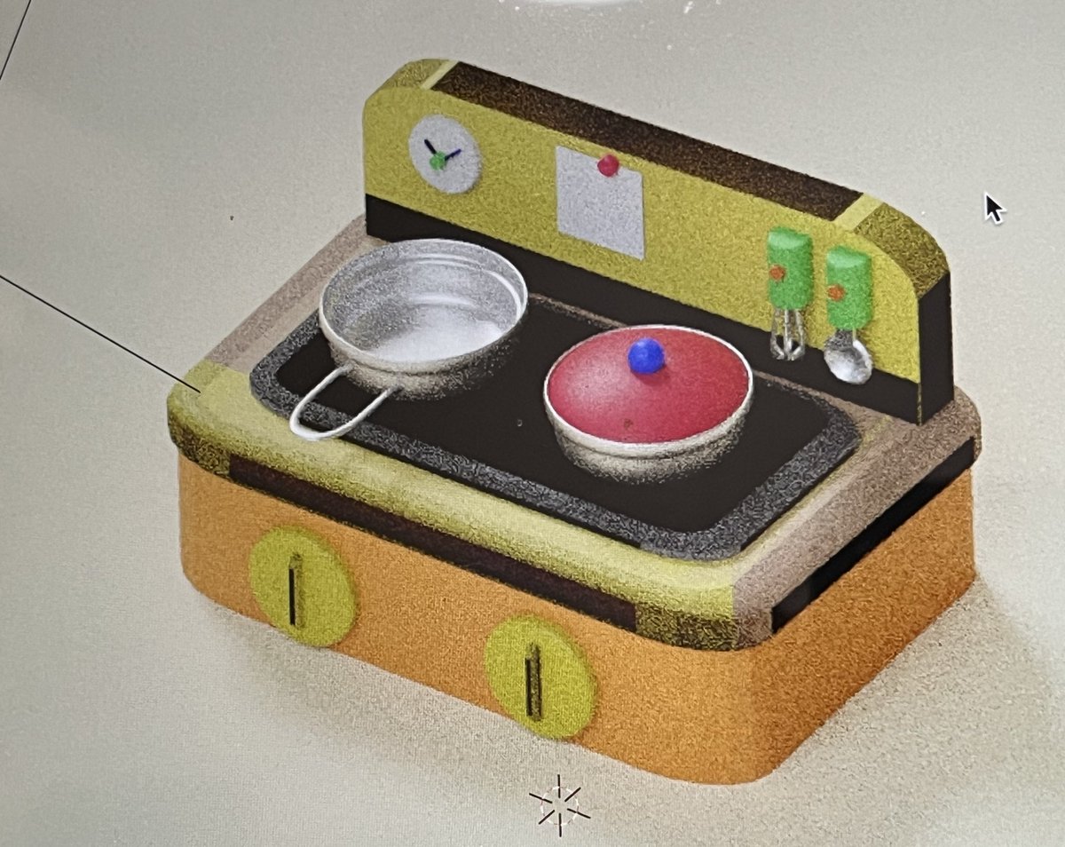 BlenderApril's tweet image. cyclesで吐き出したら所々黒くなっちゃった😰
法線を外側にした、重複頂点消した、ノードは使ってない。。
天板なんて平面の白くした所が丸々黒いんだよね…
やり直したほうが早いかなあ😢
せっかく可愛く出来たのにい
#blender
#blender初心者