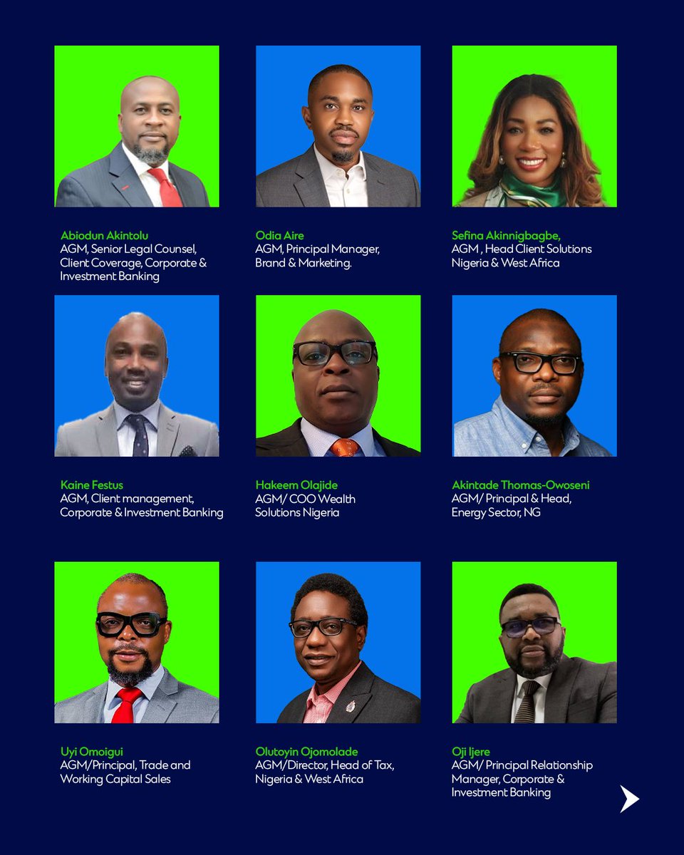 StanChartNG's tweet image. Congratulations to all our colleagues who were inducted into the Chartered Institute of Bankers of Nigeria (CIBN) at the 2025 CIBN Investiture ceremony in Lagos recently.

Cheers to raising the bar in leadership and inspiring others to aspire for more!
#StanChartNG #CIBNFellows