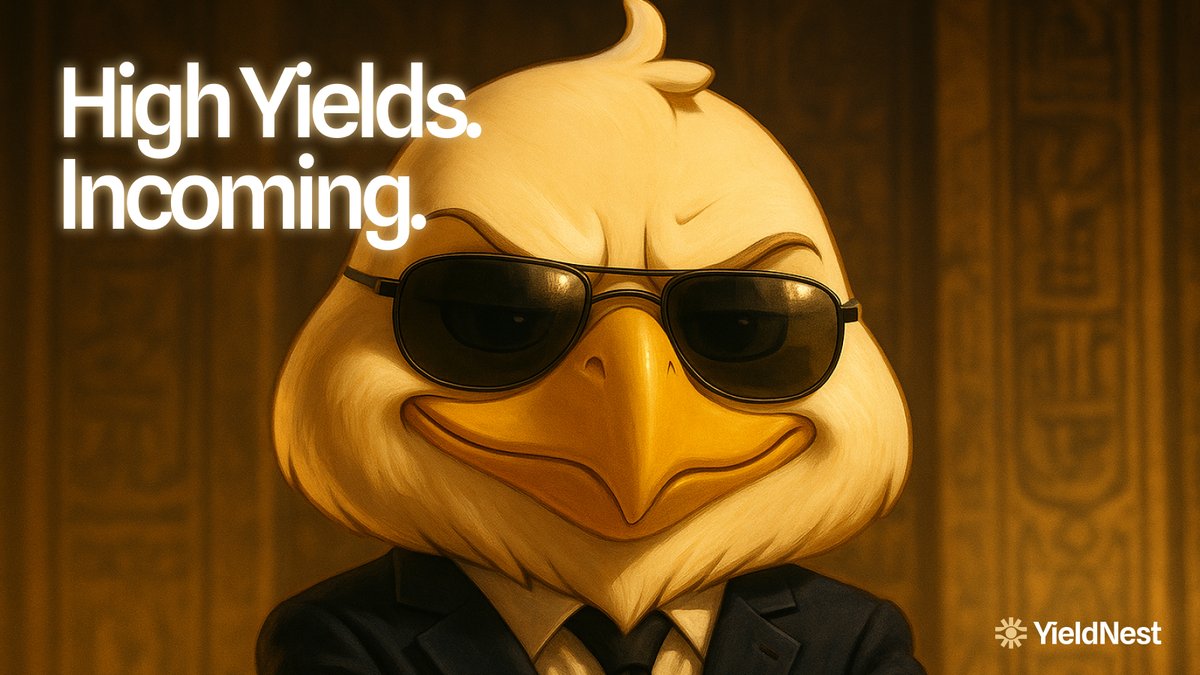 YieldNestFi's tweet photo. Yield hunters, pay attention.
Big yield incentives are coming your way this week.

Expect incredible yield boosts.
Please make sure to let your friends know.

More info later...
Bye👋 https://t.co/aw4bAXtcIx