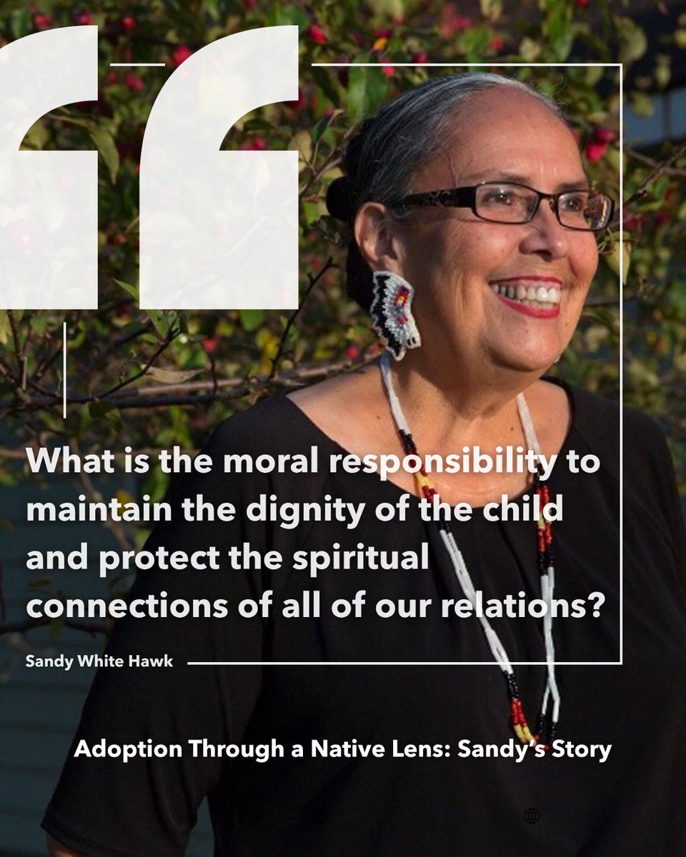 IndianAffairs's tweet photo. “What is the moral responsibility to maintain the dignity of the child and protect the spiritual connections of all of our relations?” — Sandy White Hawk 💛
Read Sandy’s story ➡️ Link in bio
#ProtectICWA #ChildrenBack #AdoptionMonth https://t.co/FgTtZHWROi