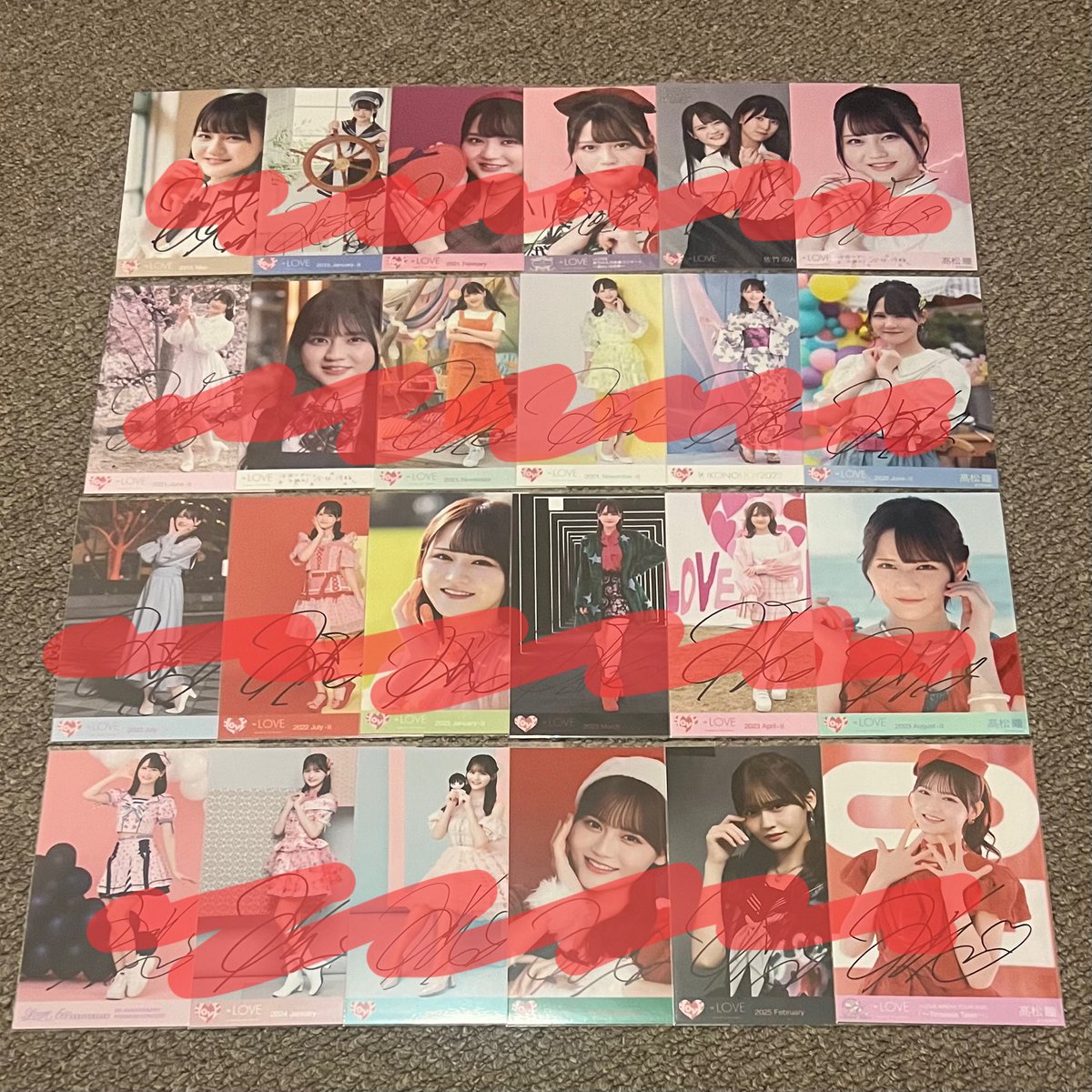 tore_equal_tore's tweet image. イコラブ　生写真　トレ　直筆
【譲】画像の直筆
【求】リプ欄直筆&amp;gt;&amp;gt;&amp;gt;kトレ&amp;gt;&amp;gt;魔法少女•とくべチュ歌唱•ラブソング歌唱他メン直筆

推しメンですが在庫整理のため提供
４枚目は基本的に宝石ヨリ、イラコメありにのみ提供可能(猫、宝石、ピンクニットはかなり高くみております)