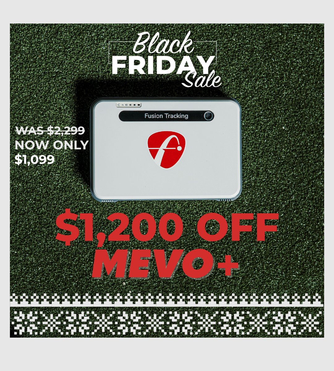 indoorgolfshop's tweet image. 🚨 Early Black Friday MEGA Sale 🚨
Save $1,200 on all FlightScope MEVO+ launch monitors and packages - the biggest savings of the year! This is the perfect setup for dialing in your numbers indoors or out. ⛳️

Shop our sales today! 
#BlackFridayDeals #FlightScopeMevoPlus…