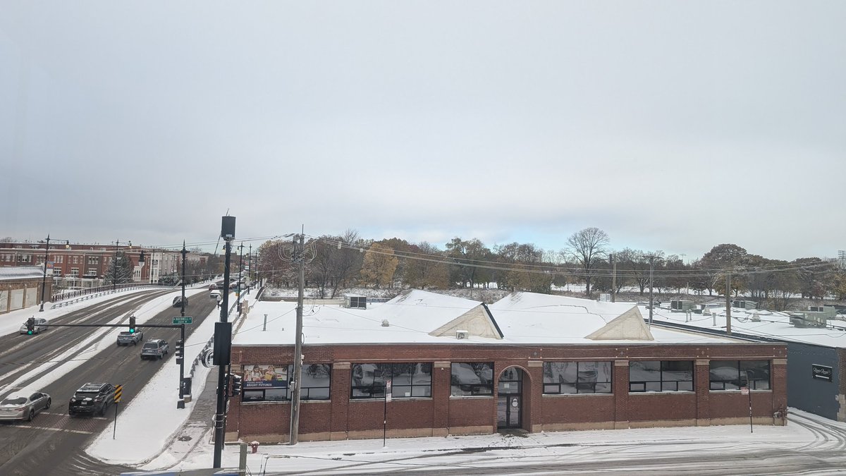 pineconewinter's tweet image. first snow