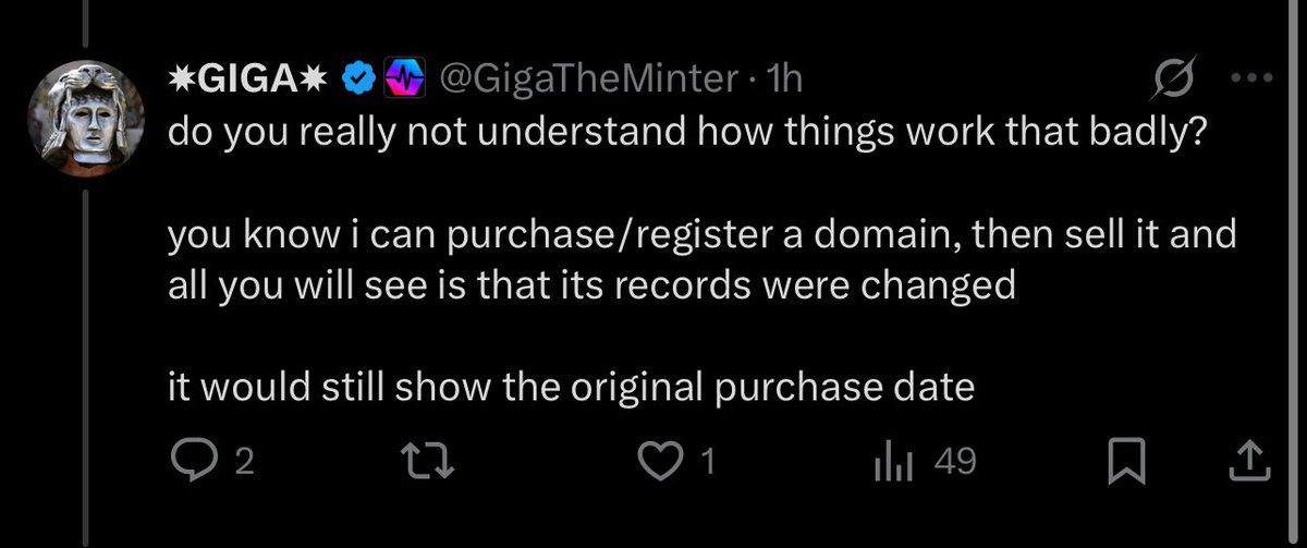 PulseBeast_'s tweet image. 𝗜𝘁&apos;𝘀 𝗹𝗶𝗸𝗲 𝗮 𝗿𝗶𝗴𝗴𝗲𝗱 𝗲𝗹𝗲𝗰𝘁𝗶𝗼𝗻 𝘄𝗵𝗲𝗿𝗲 𝘁𝗵𝗲 𝘄𝗶𝗻𝗻𝗲𝗿 𝗵𝗮𝘀 𝗮𝗹𝗿𝗲𝗮𝗱𝘆 𝗯𝗲𝗲𝗻 𝘀𝗲𝗹𝗲𝗰𝘁𝗲𝗱 𝗯𝗲𝗳𝗼𝗿𝗲 𝘁𝗵𝗲 𝗽𝘂𝗯𝗹𝗶𝗰 𝘃𝗼te.

The ProveX domain/DNS record was already  updated before the tweet that proposed name change from “Mrprove”…