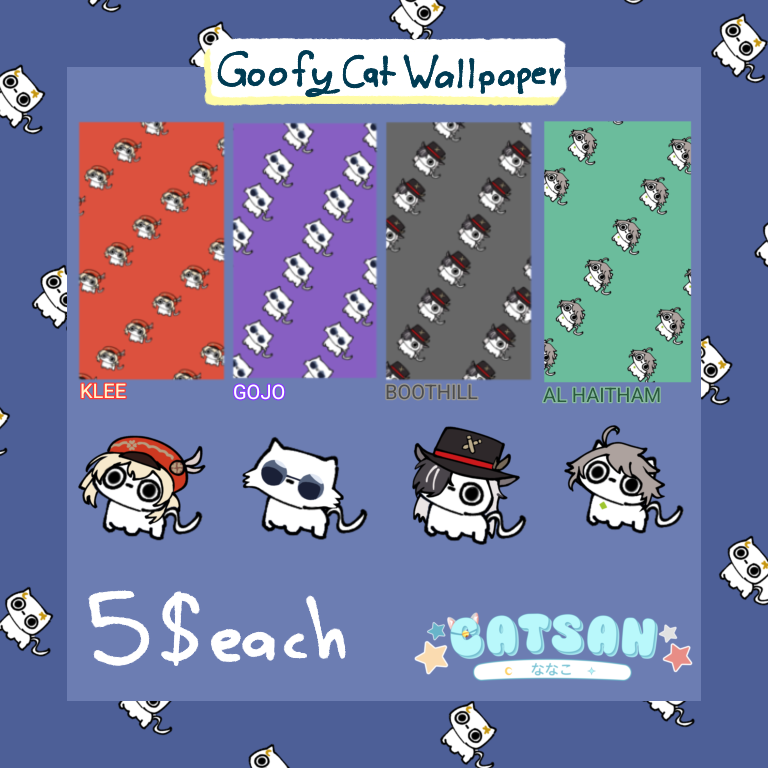 catsanwashere's tweet image. noot noot
i finaly open a shop on vgen ^^
you will get wallpaper for desktop and phone 
buying bundle will get 20% off for all of these goofy cat wallpaper 
---------------•⋆☆★☆⋆•---------------
pls like and repost 
it does help me ^^
link on my bio