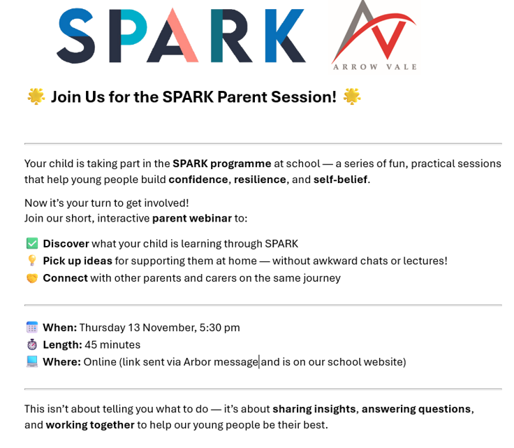 Arrow Vale School (@arrowvaleschool) on Twitter photo 