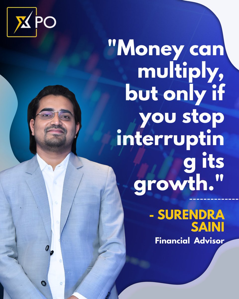 SainiSurendra99's tweet photo. Let your money breathe. Let it grow.
The real power of wealth lies not in constant movement—but in consistent patience.
When you give your investments time, they don’t just grow—they multiply.
:
#ilovexpo #FinancialFreedom #WealthCreation #InvestSmart #surendrasaini #moneygrowth https://t.co/CLfsQGuu4r