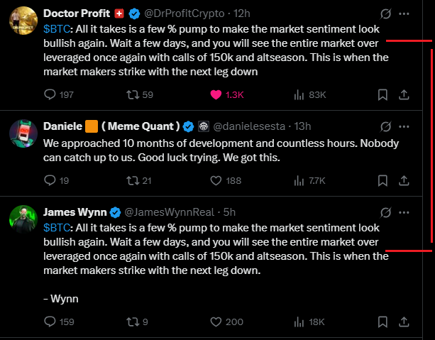 MrD3genX's tweet photo. James #Wynn is copy/pasting @DrProfitCrypto content. Eliminate the middle man if you are #Bearish.
Their total PnL with #Perps only on #Hyperliquid is now sitting around $-23,328,518.39.
#thebigshort #PumpBTC #SundayPump
#Crypto #BTCUSDT #governmentshutdown2025 https://t.co/lZf221ksSm