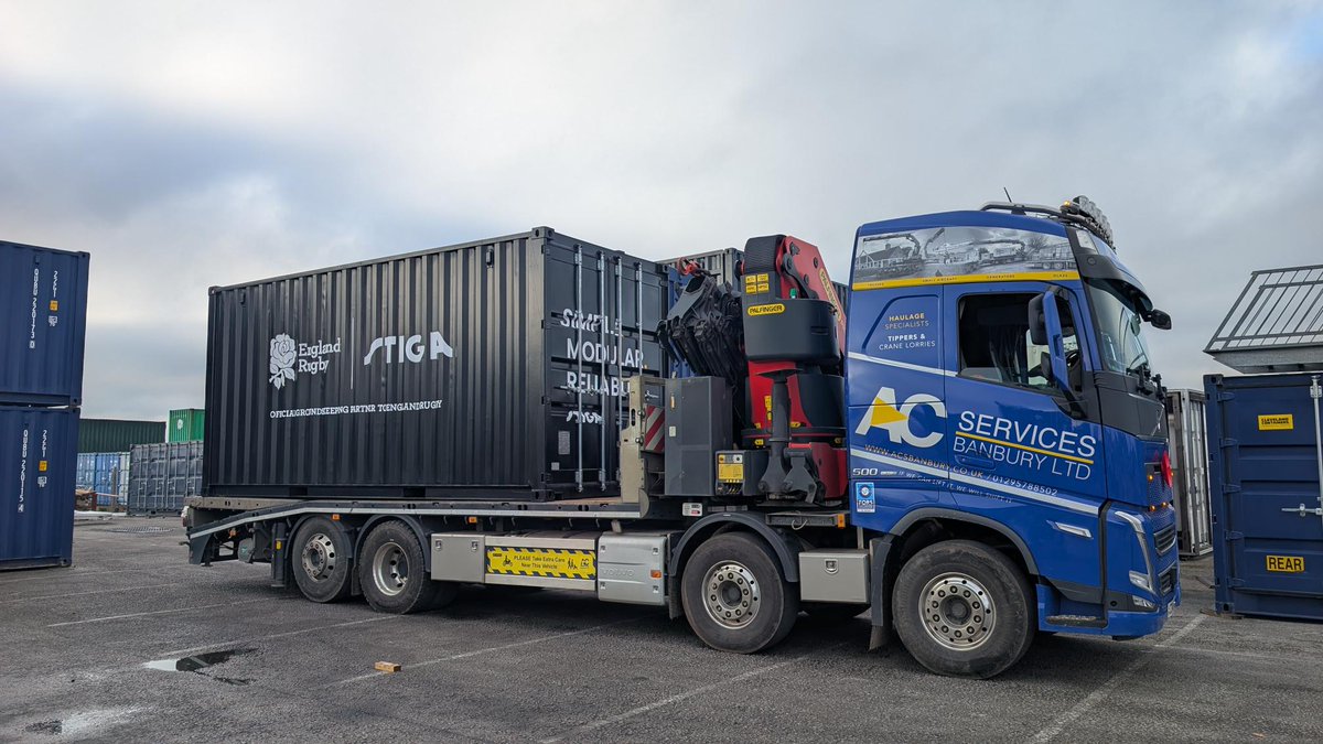 Fresh, clean and on the move! 
Our new @STIGAUK container heads to #SALTex2025 at the NEC — highlighting their role as Official Groundskeeping Partner of <a href="/EnglandRugby/">England Rugby</a>. 

Built by The Event Structure — on time, on brand, built to impress.
#BrandActivation #ExperientialMarketing
