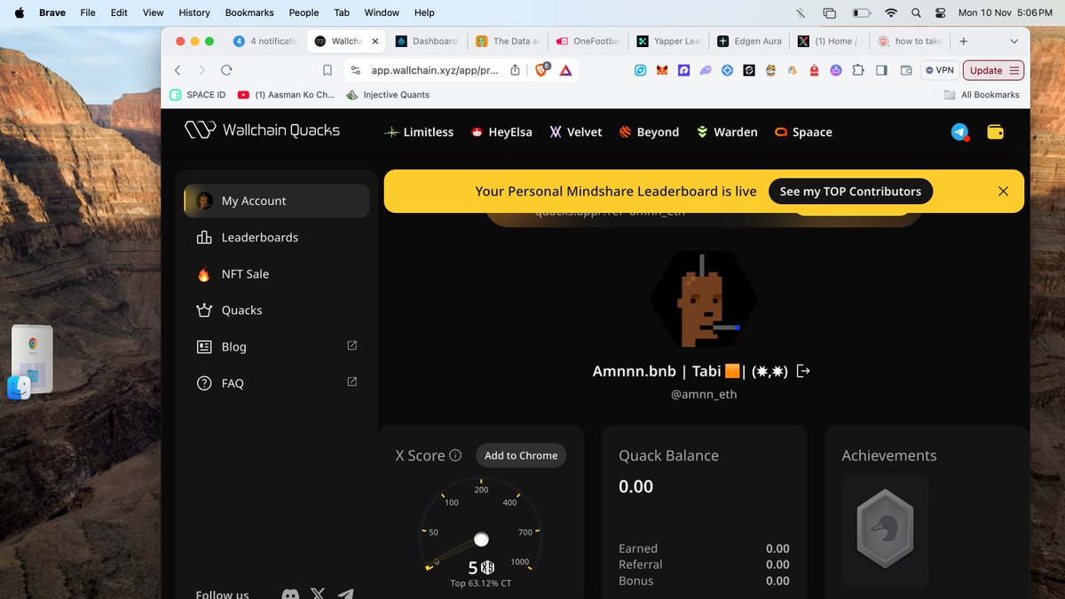 amnn_eth's tweet image. let&apos;s join @wallchain with me 

quacks.app/?ref=amnn_eth