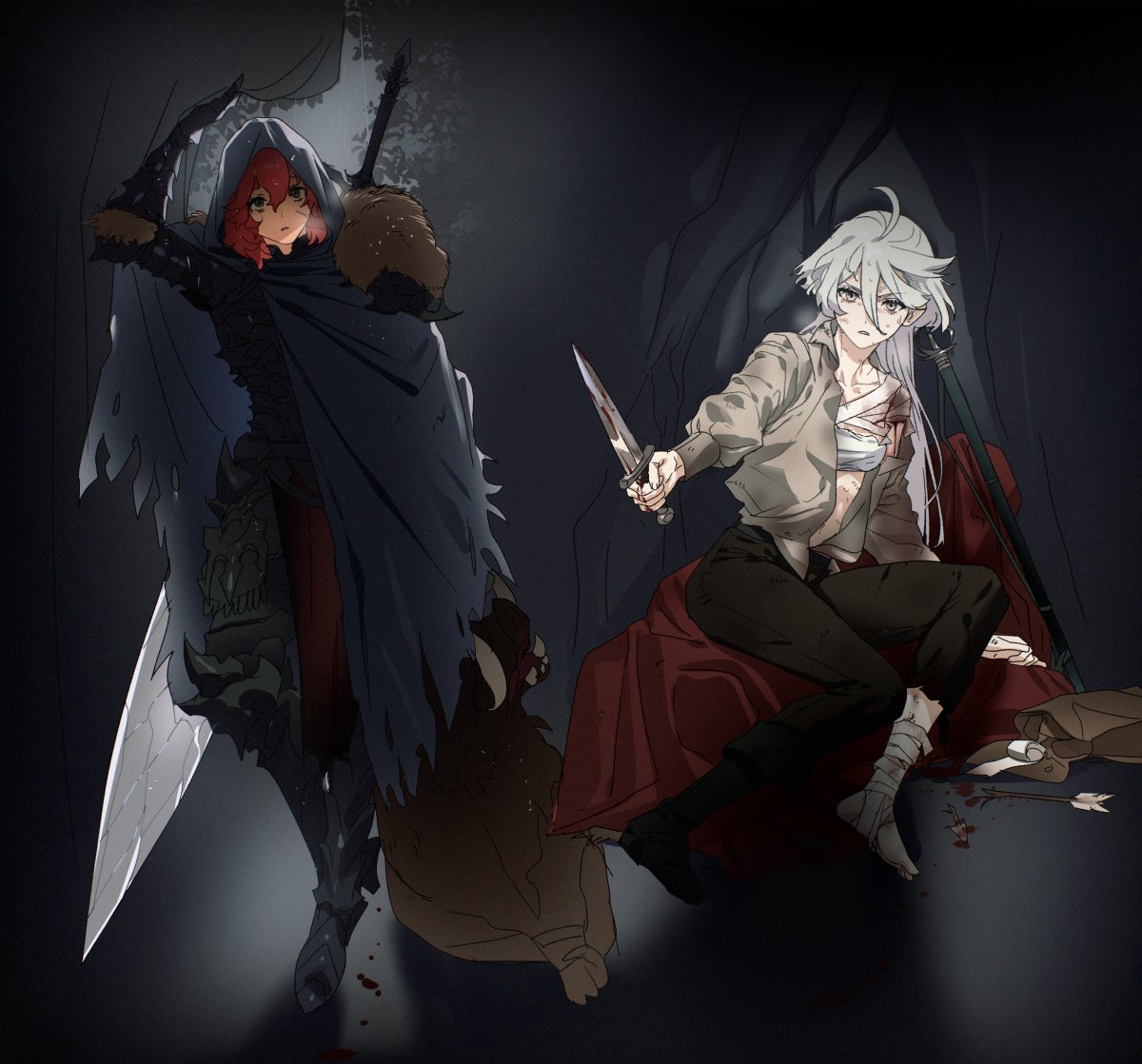 이런 중세 판타지 슬묘가 보고 싶거든요
전설의 용병 슬 이랑 망한 귀족 묘
그런데 묘에게 현상금이 걸려있고