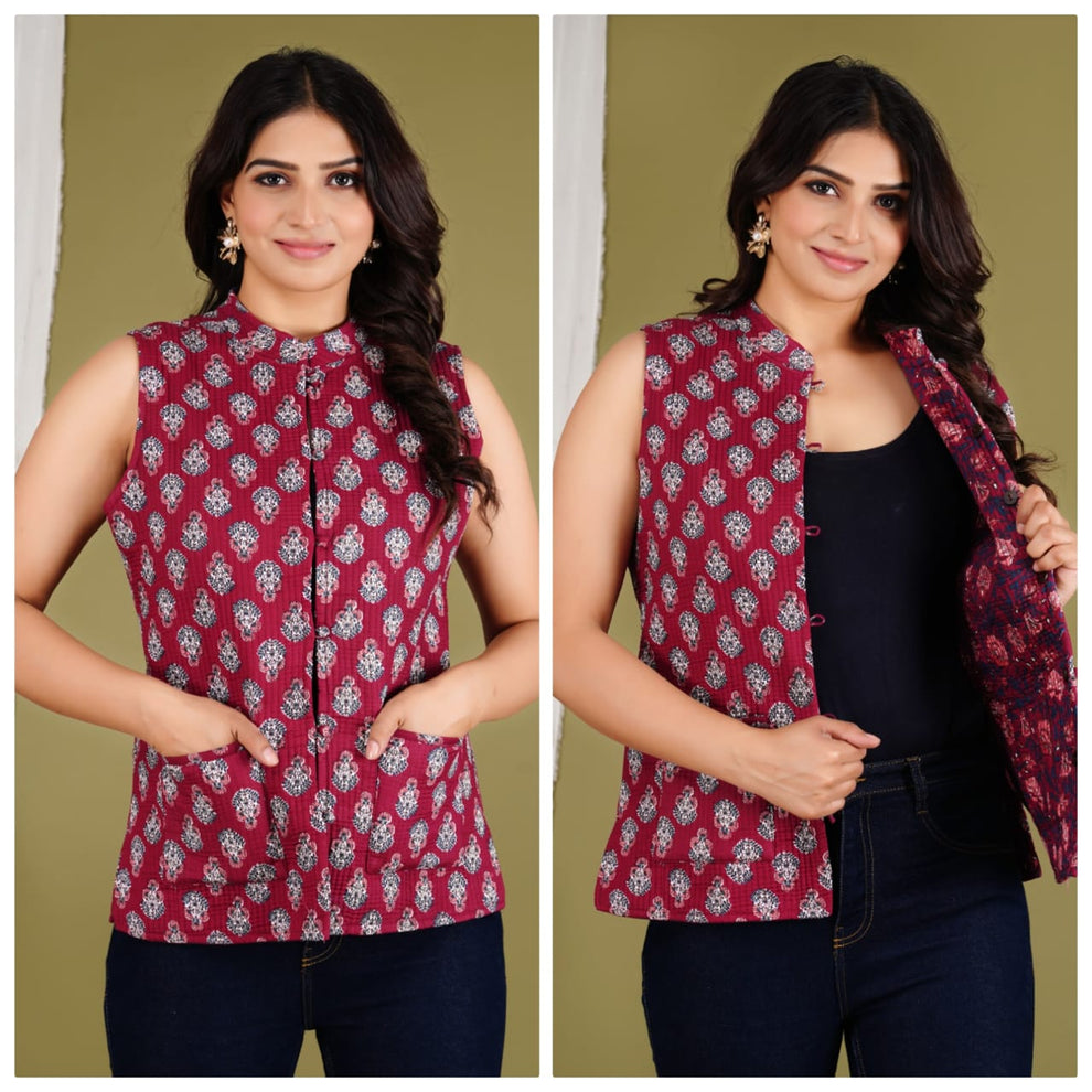 sukriti_store's tweet image. Jaipuri Quilted Reversible Cotton Jacket with Kapas Filling – 28 Inches

#JaipuriJacket
#QuiltedJacket
#ReversibleJacket
#EthnicWear
#WinterFashion
#HandcraftedIndia
#CottonJacket
#JaipuriStyle
#IndianWinterWear
#SustainableFashion

Buy Now: sukritistore.com/products/tnf17…
