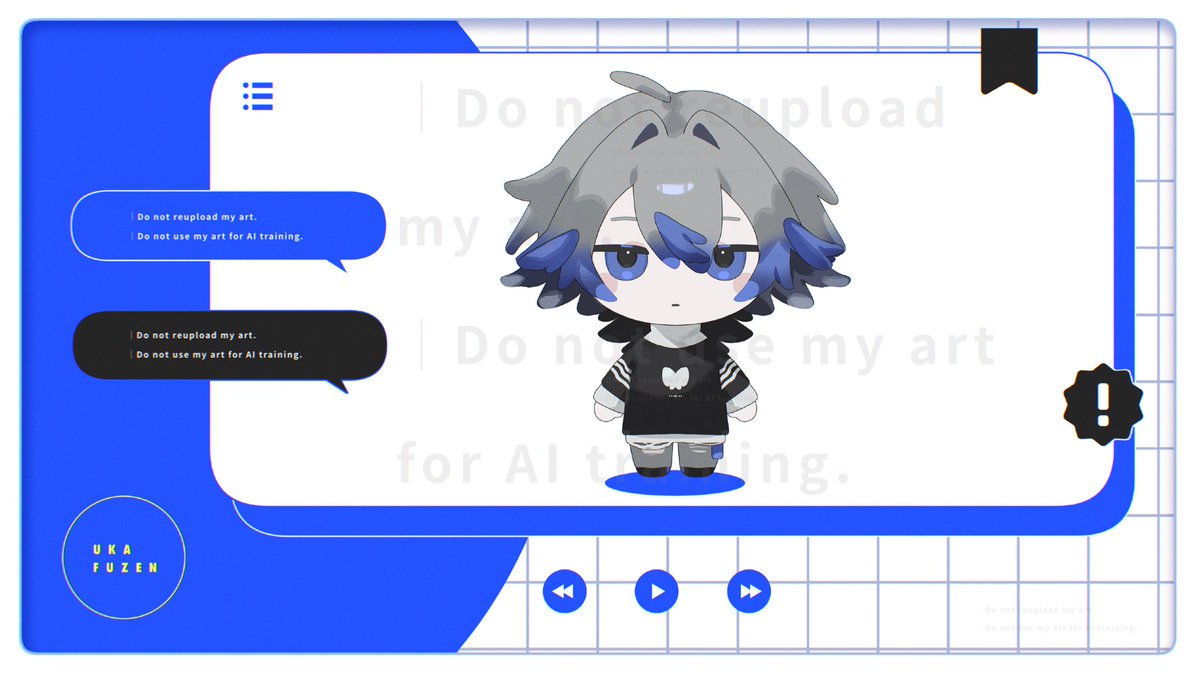 ▌羽化腐全 様

デフォルトイラストと、告知用テンプレートを作成しました！

こちらのイラストを使用したクッションが限定で販売されます。
宜しくお願いいたします🦋