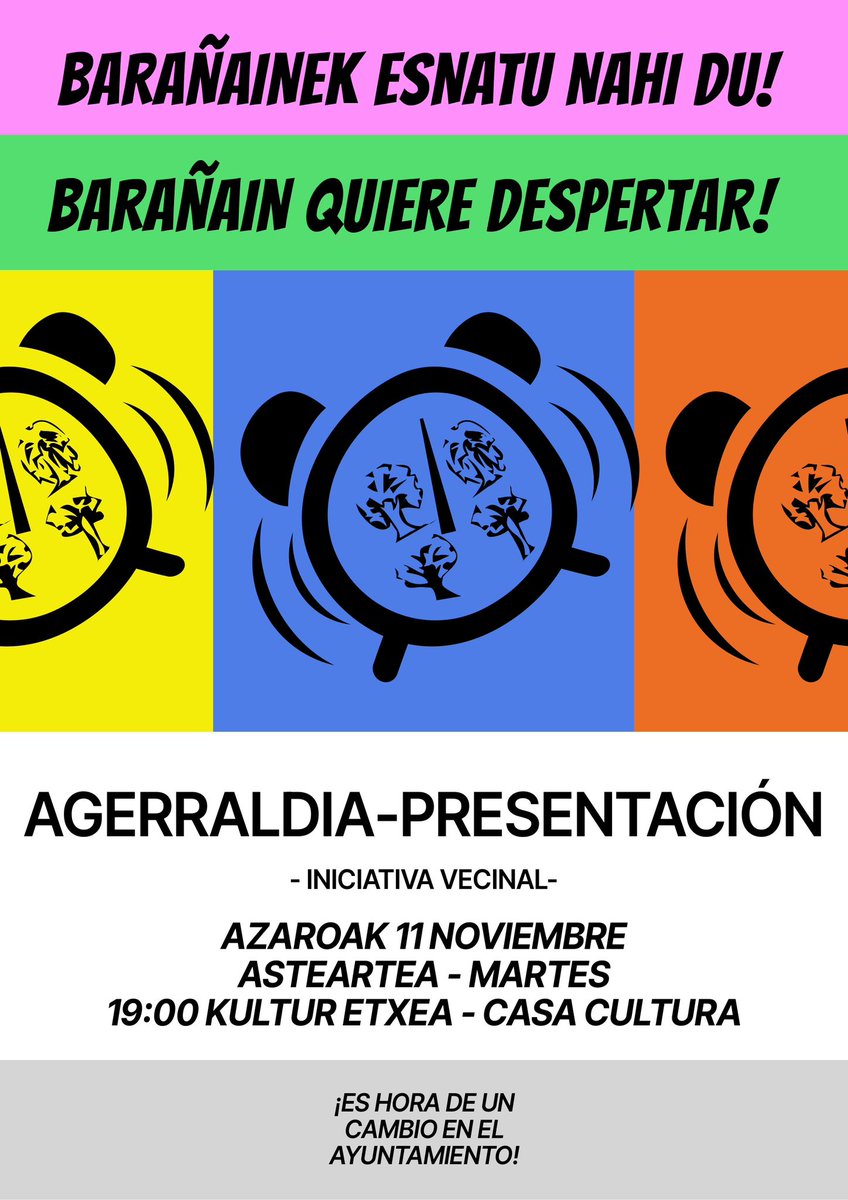 Barañain Despierta tweet media