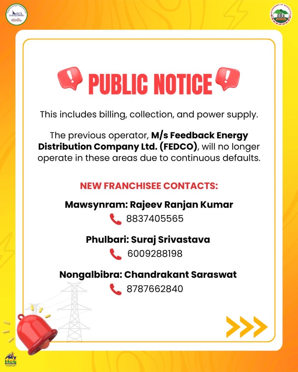 Meghalaya Energy Corporation Ltd. tweet media