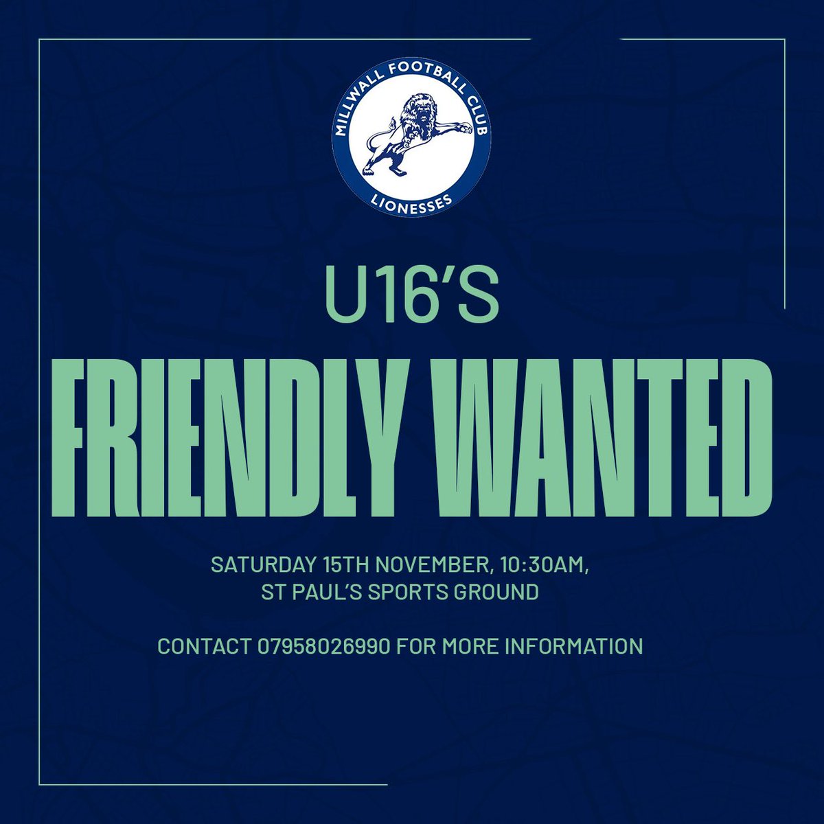 Millwall Lionesses Academy tweet media