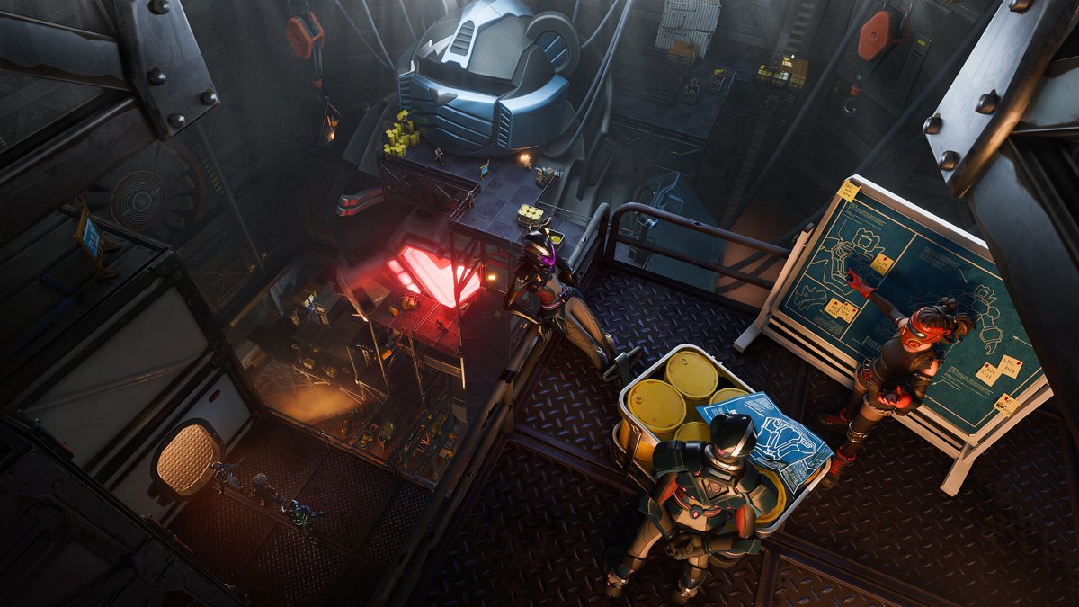 One of my favorite Fortnite scenes I’ve ever worked on — inspired by cinematic lighting &amp; industrial storytelling.

Built, lit, and rendered entirely in Blender Eevee.

More close-ups &amp; breakdowns below 👇

#FortniteArt #3DLighting #BlenderEevee #FortniteCreative