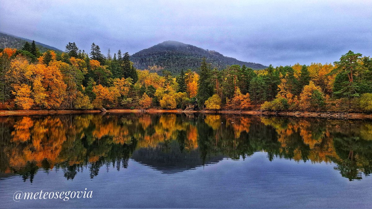 Reflejos del un dia otoñal en La Granja de San Ildefonso (#Segovia)