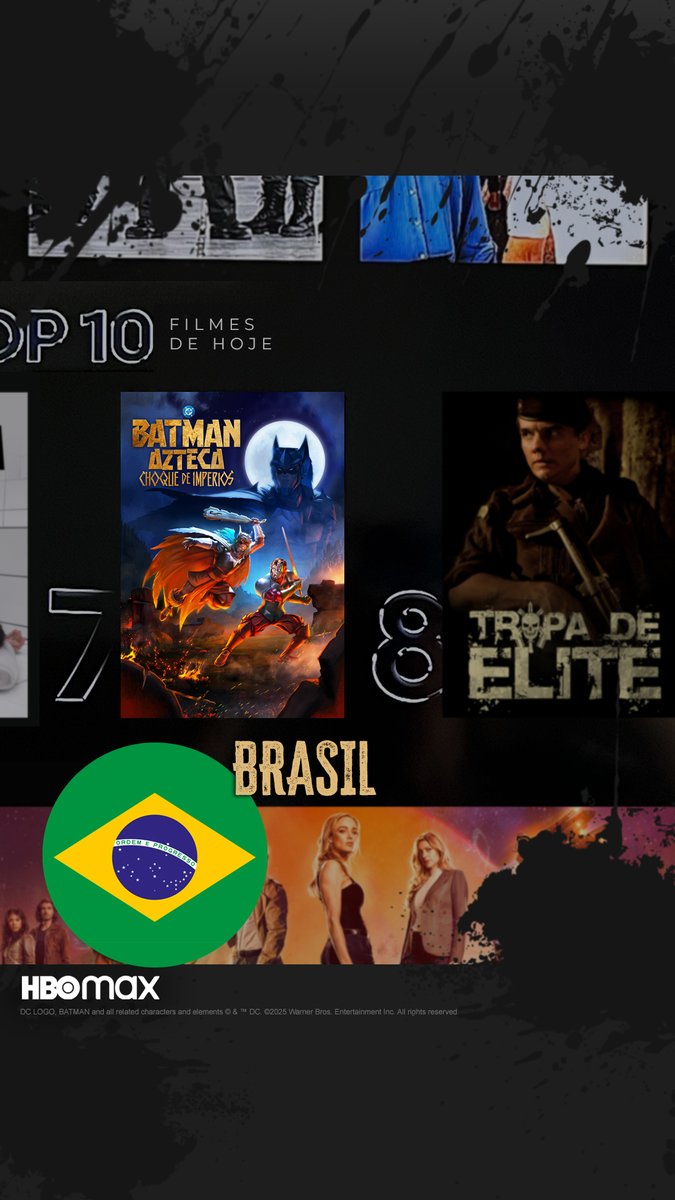 helloanima's tweet image. Batman Azteca; Choque de Imperios 🦇 dentro del 🔥TOP 10 de películas🔥 en HBO Max, en diferentes territorios: México, Brazil, Perú... todos quieren conocer la historia detrás de la nueva leyenda del guerrero azteca.
#batmanazteca #aztecbatman #batman #hbomax #dc